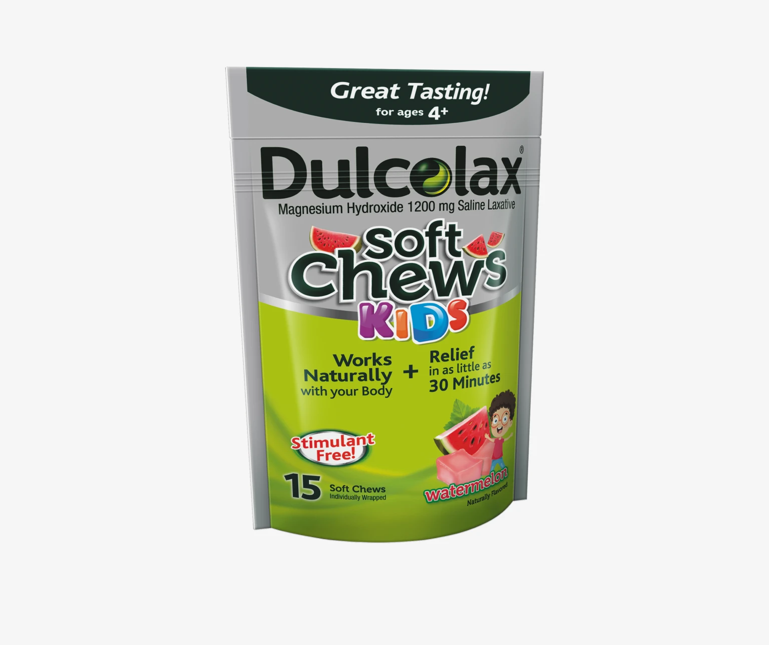 Kids Soft Chews for Constipation Relief Dulcolax® Saline Laxative